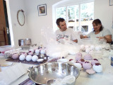 Making bath bombs making